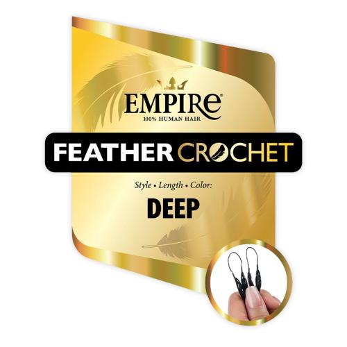 Sensationnel Empire 100% Human Hair Feather Crochet – Deep Wave - Beauty Exchange Beauty Supply