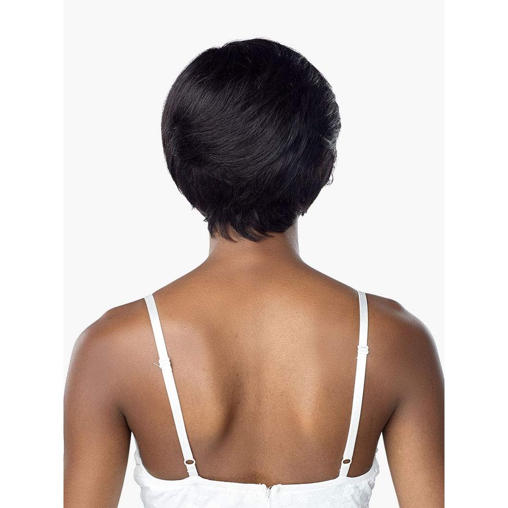 Sensationnel Empire 100% Human Hair Salt & Pepper Series Wig – NYLA | Pre - Styled Natural Look - Beauty Exchange Beauty Supply