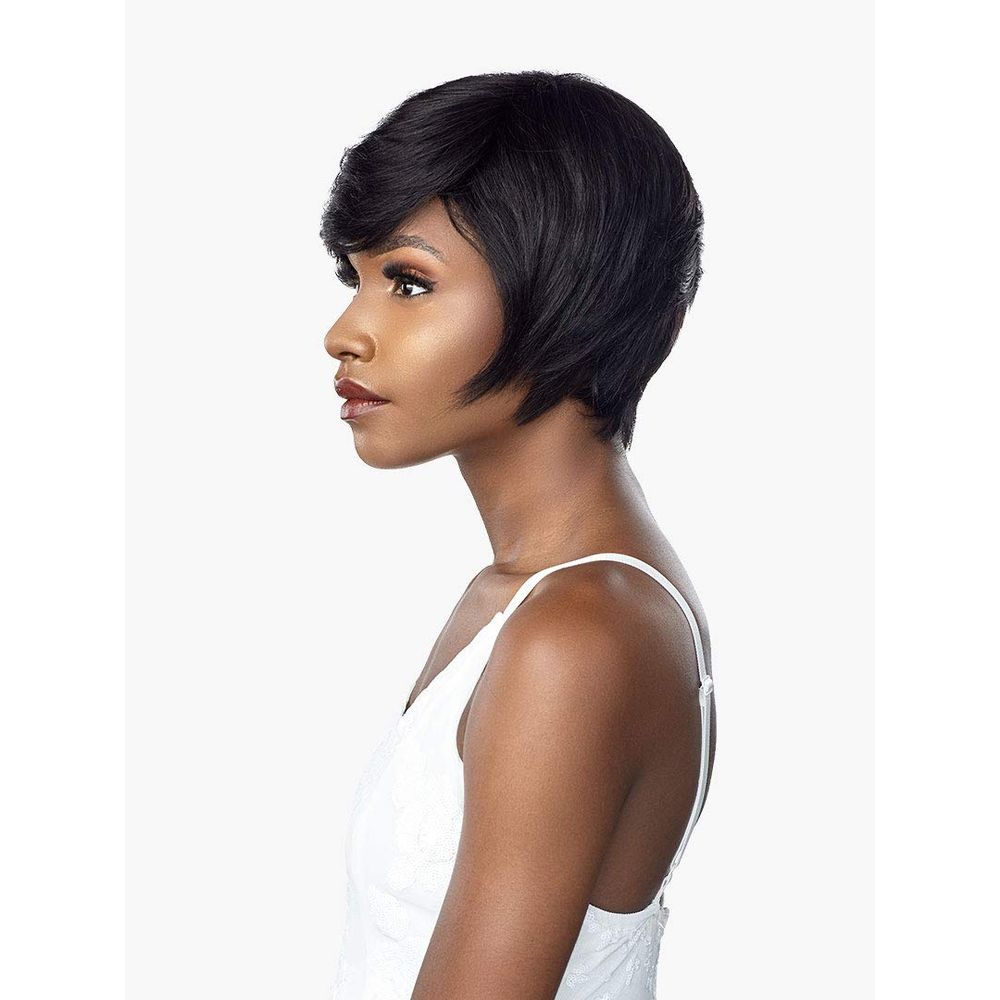Sensationnel Empire 100% Human Hair Salt & Pepper Series Wig – NYLA | Pre - Styled Natural Look - Beauty Exchange Beauty Supply