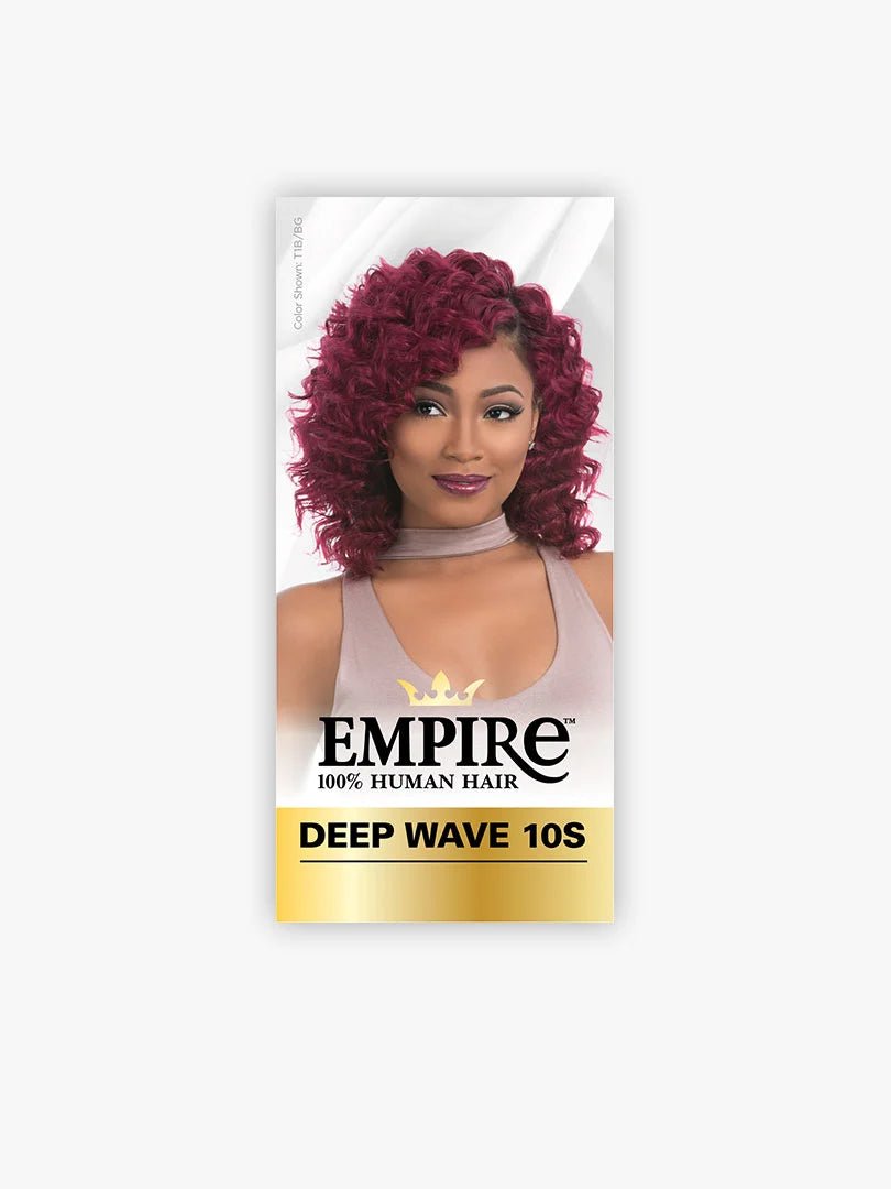 Sensationnel Empire 100% Human Hair Weave – Deep Wave 10S - Beauty Exchange Beauty Supply