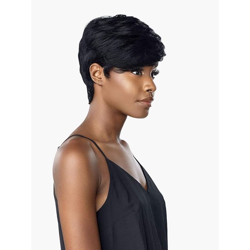Sensationnel Empire 100% Human Hair Wig โ Jean (Salt & Pepper Series) | Pre - Styled Classic Look - Beauty Exchange Beauty Supply