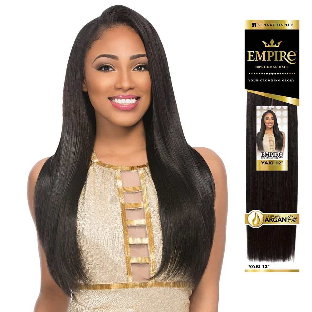 Sensationnel Empire 100% Human Hair – Yaki 8" Soft, Natural Texture for Short & Sleek Styles — Pure Human Hair with Reliable Quality - Beauty Exchange Beauty Supply
