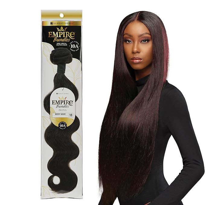 Sensationnel Empire 10A Virgin Human Hair – Body Wave (Natural Black, Tangle & Shed Free) – 12” to 28” - Beauty Exchange Beauty Supply