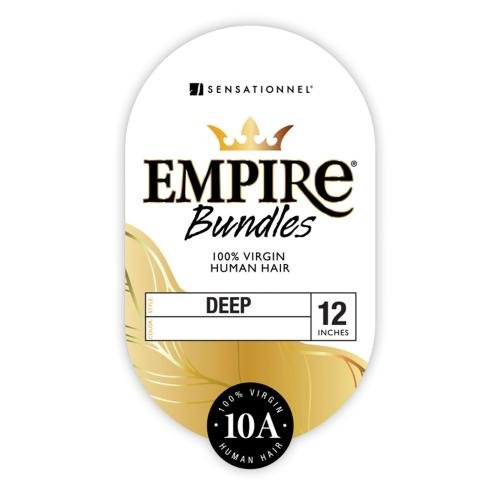 Sensationnel Empire 10A Virgin Human Hair – Deep Wave (Natural Black, Long - Lasting, Tangle - Free) – 14” to 28 - Beauty Exchange Beauty Supply