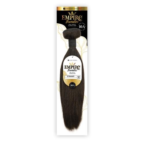 Sensationnel Empire 10A Virgin Human Hair – Straight (Natural Black, Sleek & Tangle - Free) – 12” to 28” - Beauty Exchange Beauty Supply