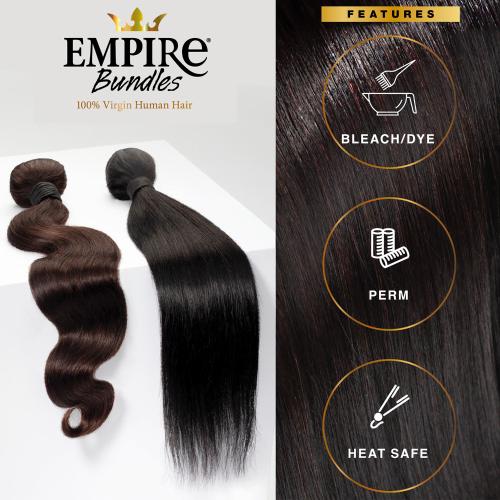Sensationnel Empire 10A Virgin Human Hair – Straight (Natural Black, Sleek & Tangle - Free) – 12” to 28” - Beauty Exchange Beauty Supply