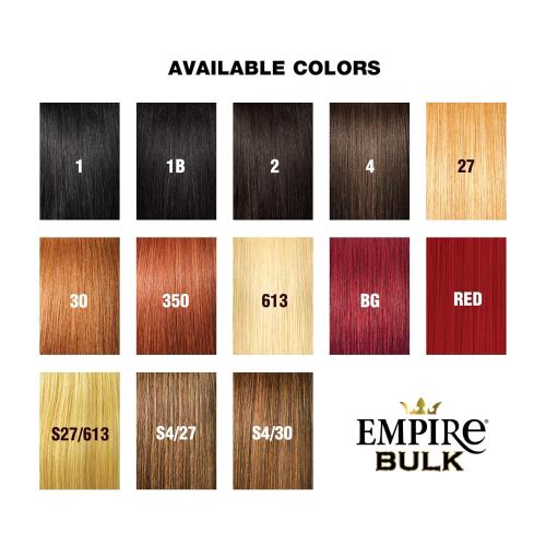 Sensationnel Empire Bulk Braiding – Deep Human Hair Braids 22" | Soft, Curly, Tangle - Free | For Knotless, Boho Box & Loose Wave Styles - Beauty Exchange Beauty Supply