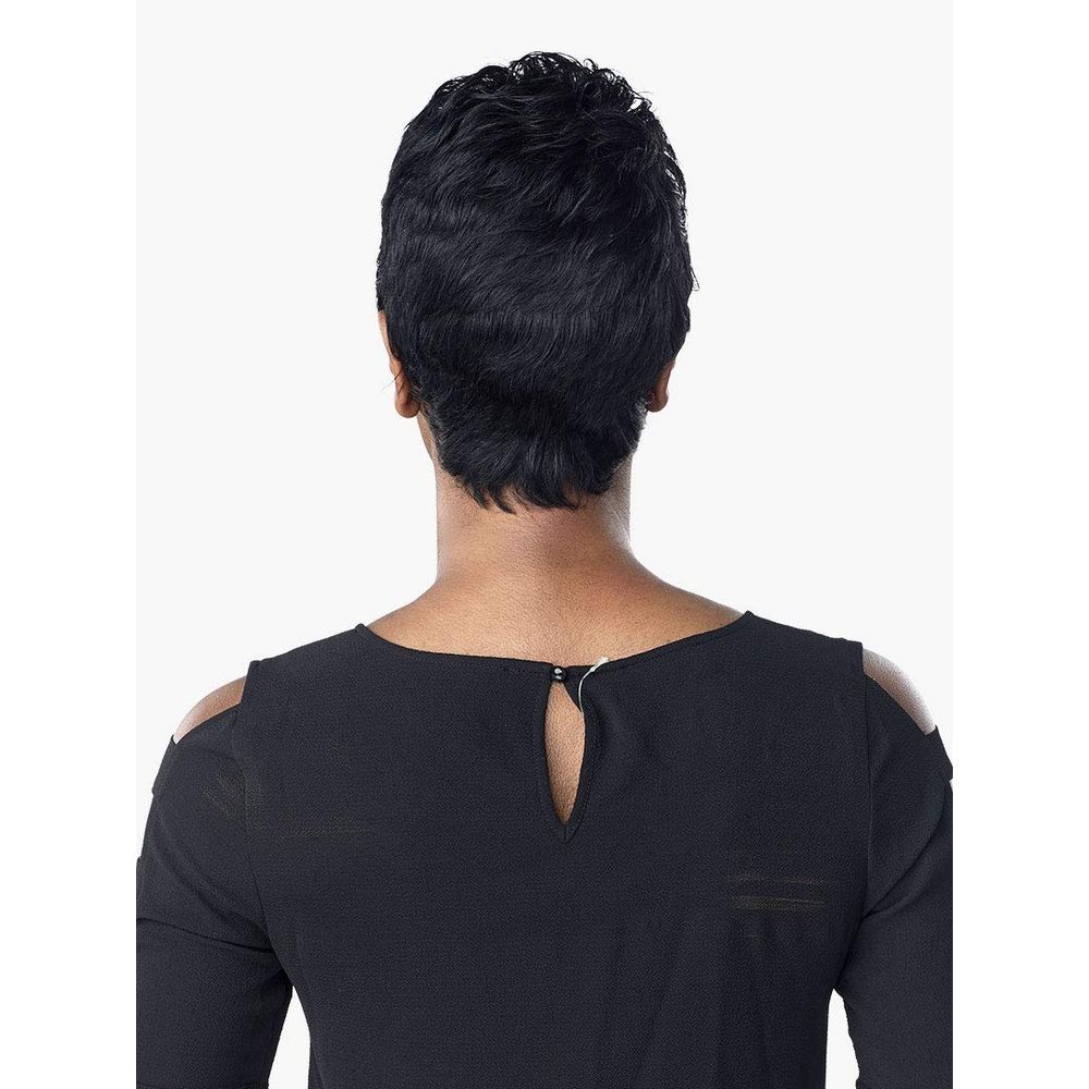 Sensationnel Empire Human Hair Wig โ Mona Salt & Pepper | Pre - Styled, Natural Look - Beauty Exchange Beauty Supply