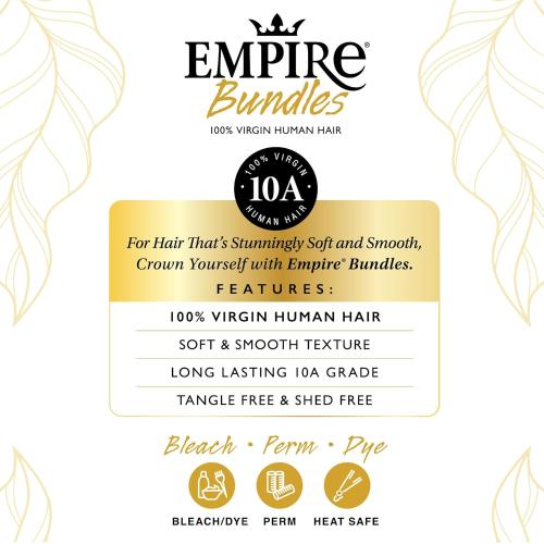 Sensationnel Empire Virgin Human Hair - Water Deep (Natural Black, Tangle - Free, Long - Lasting Curls) – 14” to 28” - Beauty Exchange Beauty Supply