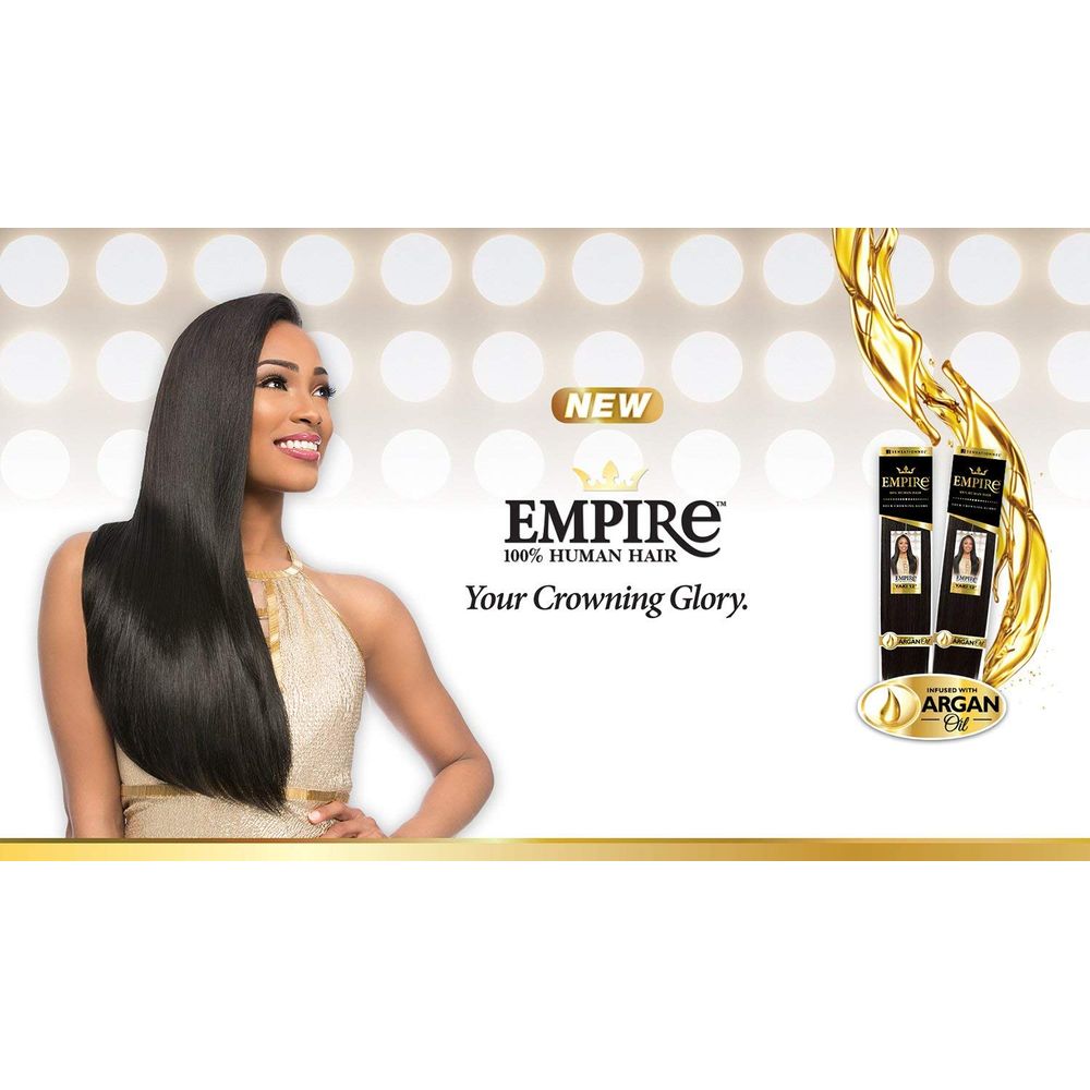 Sensationnel Empire Yaki Human Hair – 10" & 12" | Tangle - Free Weaving for Quick Weave & Sew - In Styles - Beauty Exchange Beauty Supply