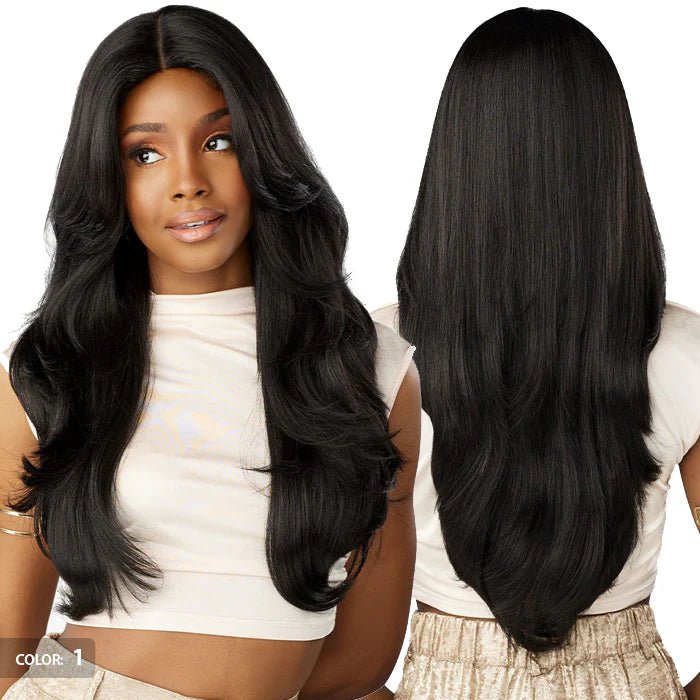 Sensationnel Glamzy HD Lace V - Part Wig – Elysia - Beauty Exchange Beauty Supply