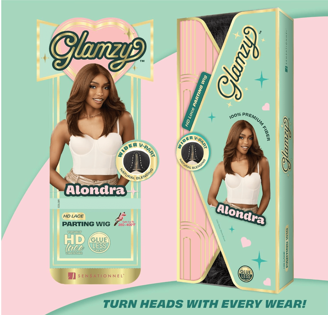 Sensationnel Glamzy Lace Part Wig - Alondra - Beauty Exchange Beauty Supply