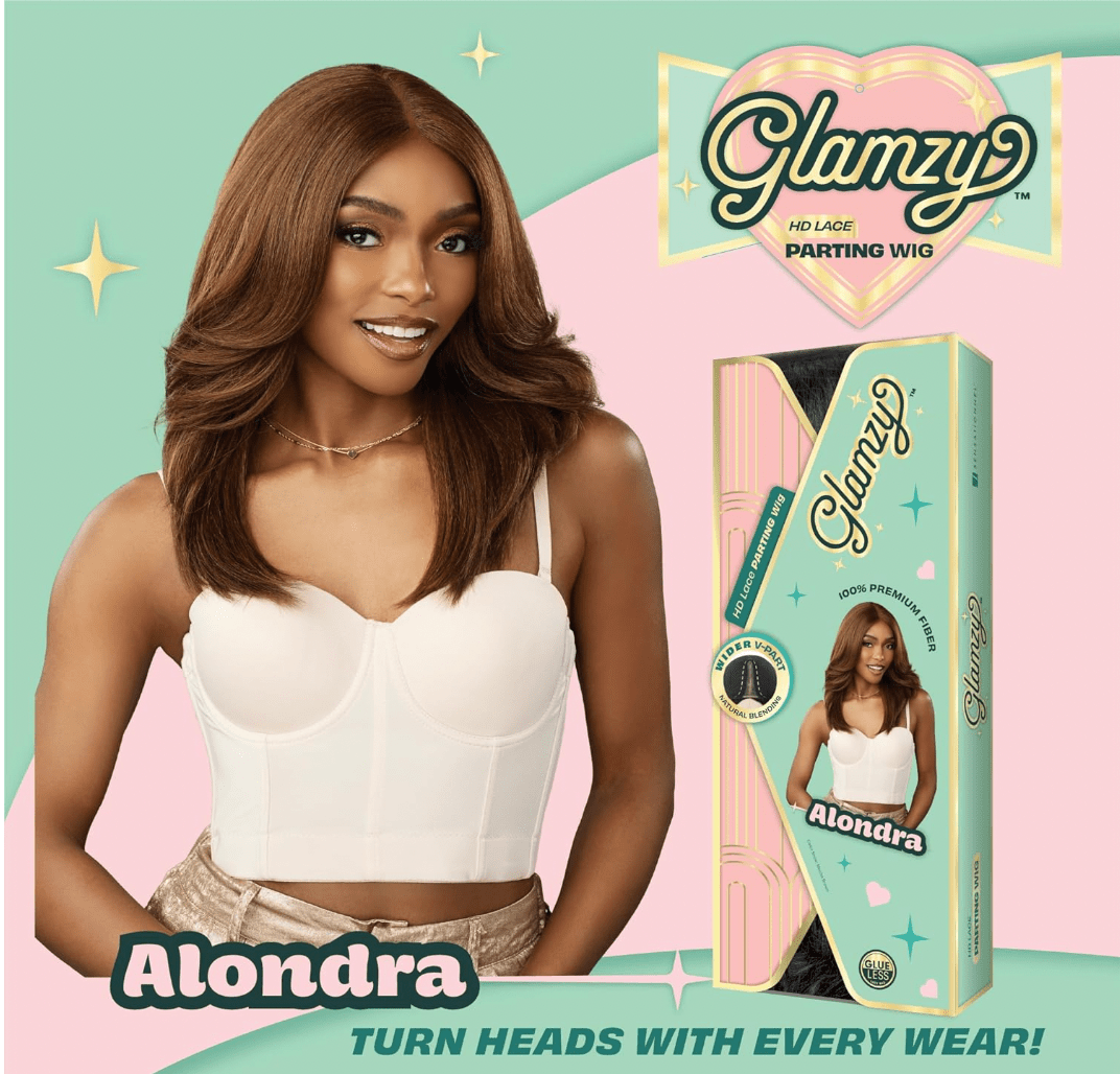 Sensationnel Glamzy Lace Part Wig - Alondra - Beauty Exchange Beauty Supply