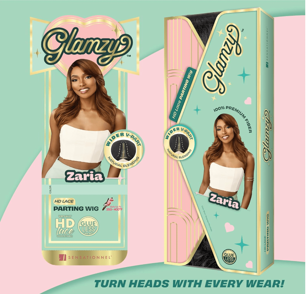 Sensationnel Glamzy Lace Part Wig - Zaria - Beauty Exchange Beauty Supply