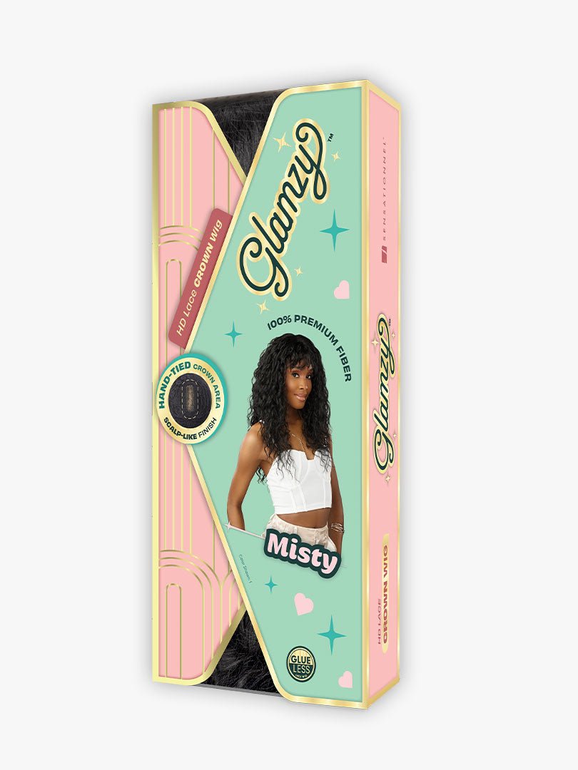 Sensationnel Glamzy Synthetic HD Lace Part Glueless Wig - Misty - Beauty Exchange Beauty Supply