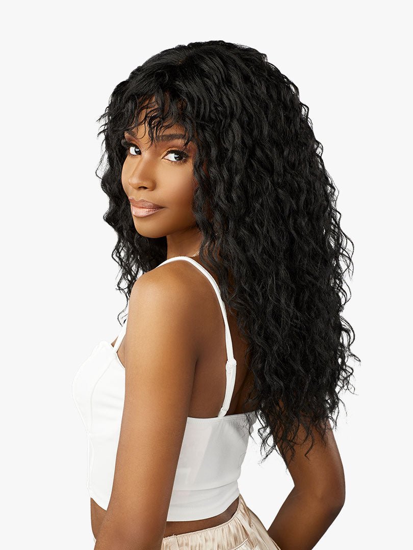 Sensationnel Glamzy Synthetic HD Lace Part Glueless Wig - Misty - Beauty Exchange Beauty Supply