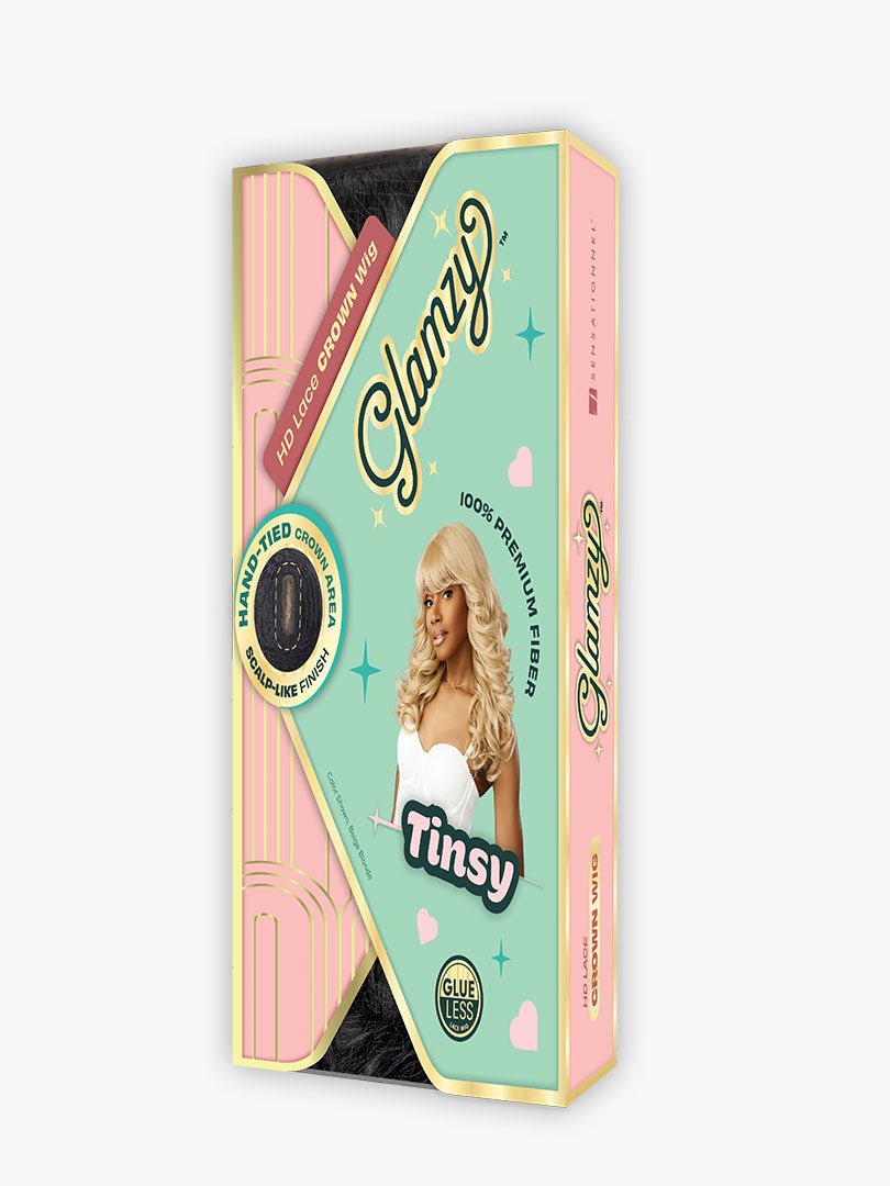 Sensationnel Glamzy Synthetic HD Lace Part Glueless Wig - Tinsy - Beauty Exchange Beauty Supply
