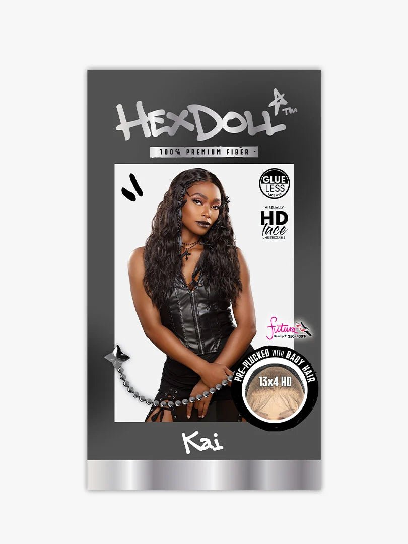 Sensationnel HexDoll HD Synthetic Lace Wig – Kai - Beauty Exchange Beauty Supply