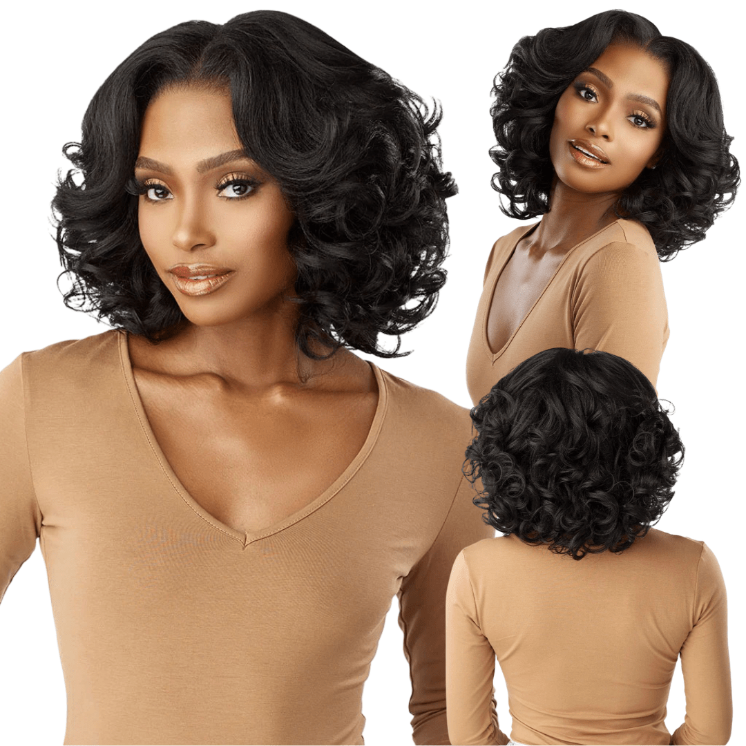Sensationnel Kinky Edge 13X6 HD Lace Wig - KINKY BODY WAVE 14" - Beauty Exchange Beauty Supply