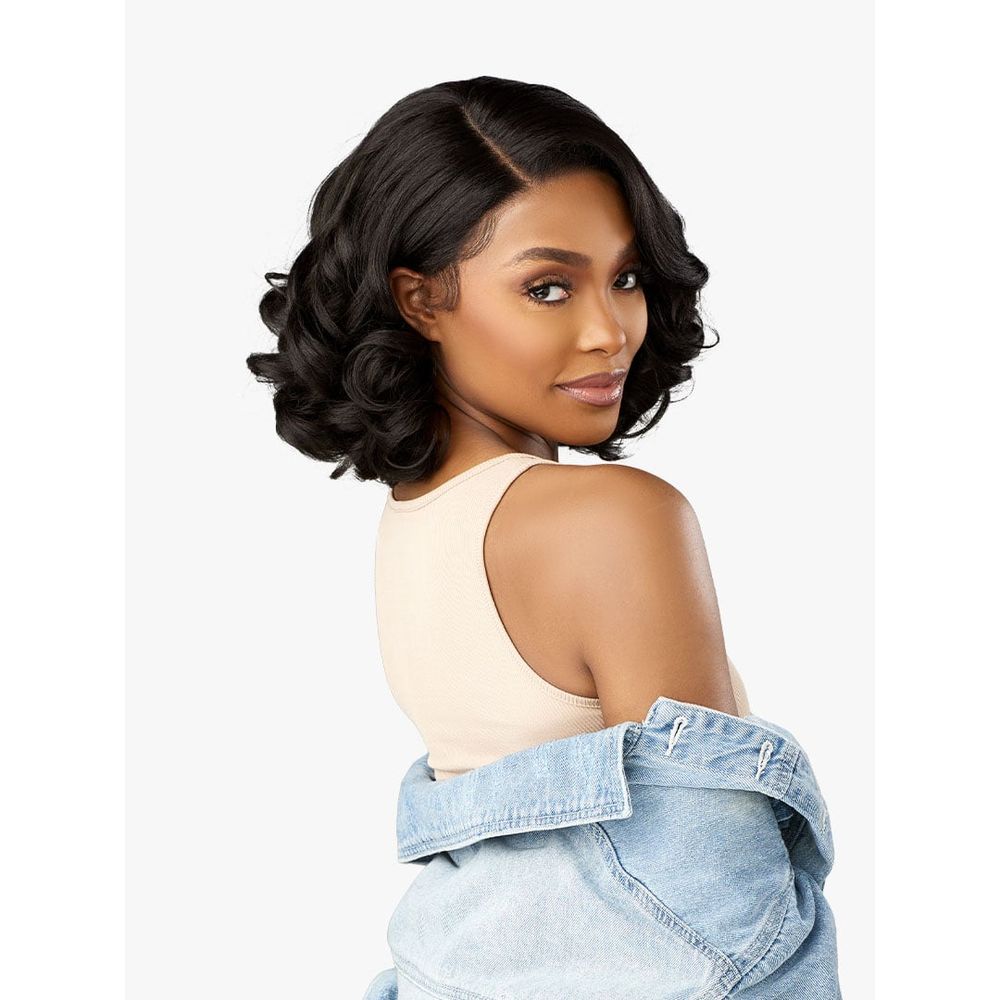 Sensationnel Kinky Edges Y - Part HD Lace Wig – Barrel Curl 12" - Beauty Exchange Beauty Supply
