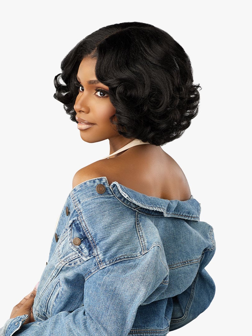 Sensationnel Kinky Edges Y - Part HD Lace Wig – Kinky Roller Set 10" - Beauty Exchange Beauty Supply