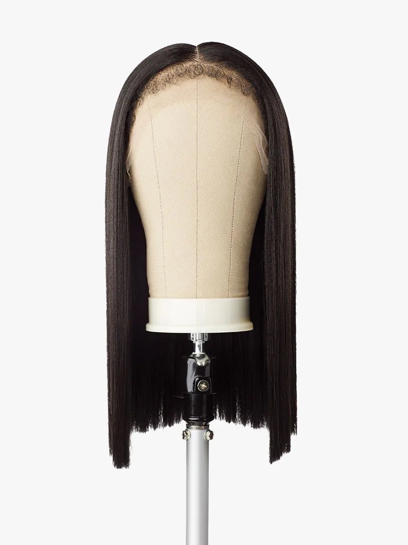 Sensationnel Kinky Edges Y - Part HD Lace Wig – Kinky Silk Pressed 18" - Beauty Exchange Beauty Supply