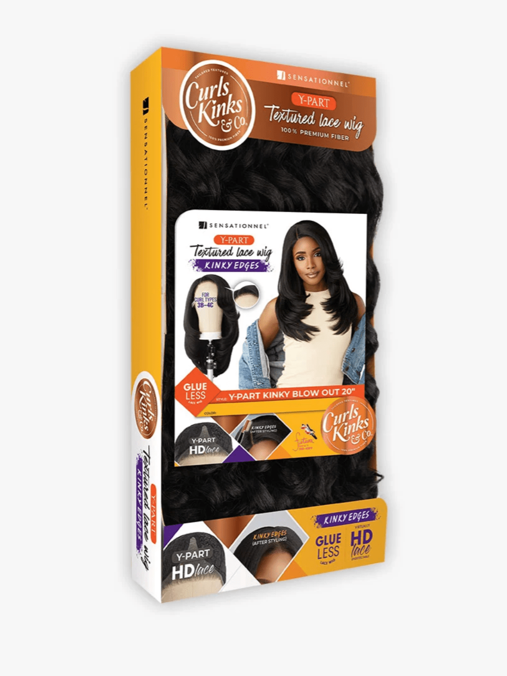 Sensationnel Kinky Edges Y - Part - Kinky Blow Out 20" - Beauty Exchange Beauty Supply