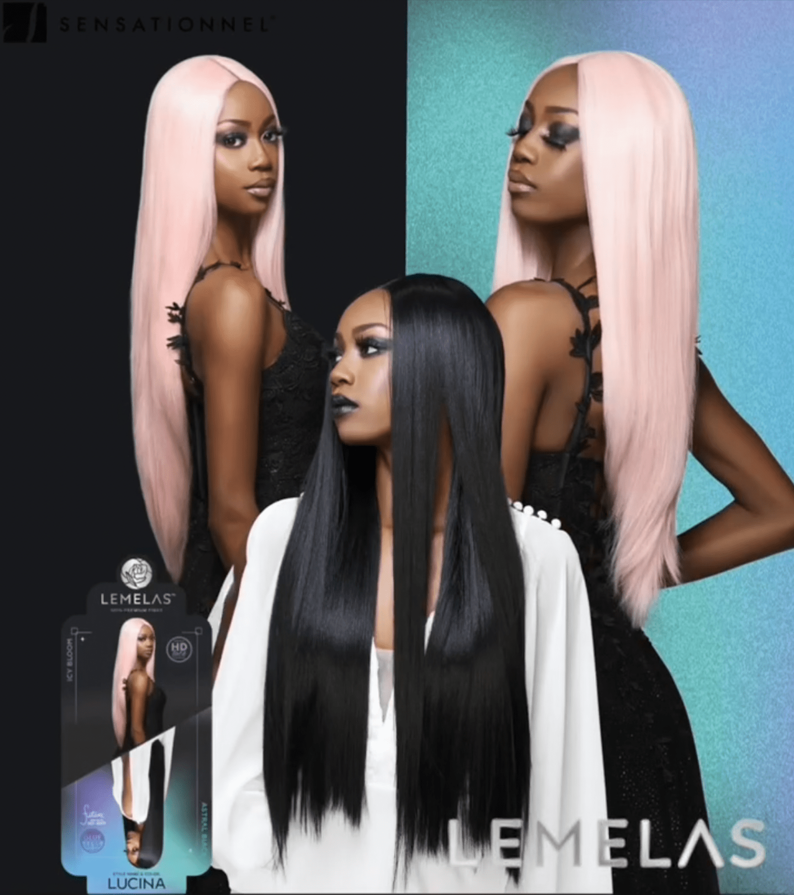 Sensationnel Lemelas Synthetic Lace Wig - Lucina - Beauty Exchange Beauty Supply