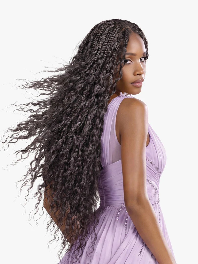 Sensationnel Premium Too Feather Human Hair Blend Crochet Water Wave – 14" - Beauty Exchange Beauty Supply
