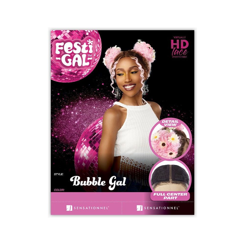 Sensationnel Shear Muse Festi - Gal Synthetic HD Lace Wig - Bubble Gal - Beauty Exchange Beauty Supply