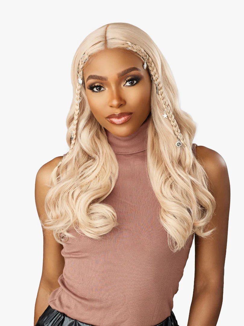 Sensationnel Shear Muse Gold Krush Series Synthetic HD Lace Front Wig - Velisha - Beauty Exchange Beauty Supply