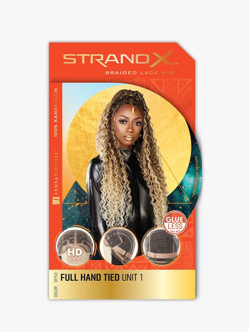 Sensationnel Strand X Braided Full Hand - Tied Lace Wig - Unit 1 - Beauty Exchange Beauty Supply