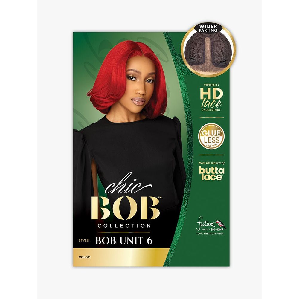 Sensationnel Synthetic Hair Butta Chic Bob Glueless HD Lace Front Wig - BOB Unit 6 - Beauty Exchange Beauty Supply