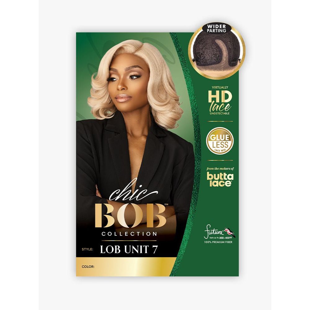 Sensationnel Synthetic Hair Butta Chic Bob Glueless HD Lace Front Wig - LOB Unit 7 - Beauty Exchange Beauty Supply