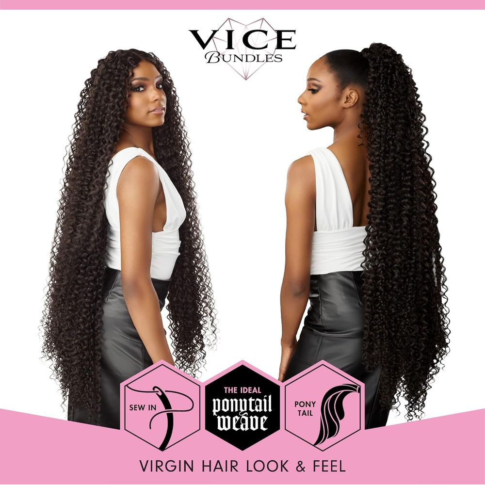 Sensationnel Vice Bundles – Boho Curl 36" | Extra Long Synthetic Virgin Hair Dupe | Weave, Sew - In, or Ponytail Ready - Beauty Exchange Beauty Supply
