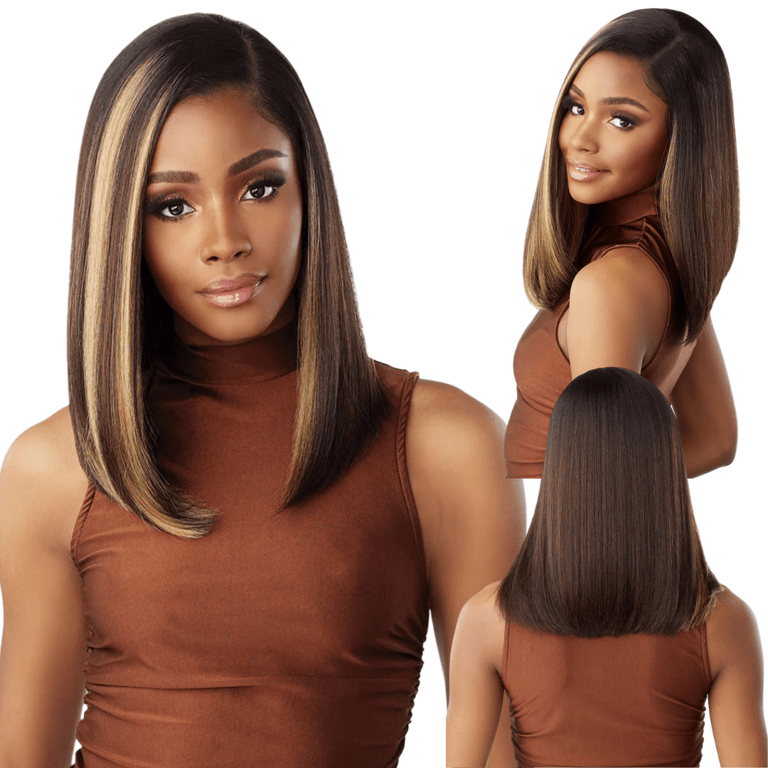 Sensationnel What Lace 13×6 HD Human‑Blend Wig – Shiyana 14″ - Beauty Exchange Beauty Supply