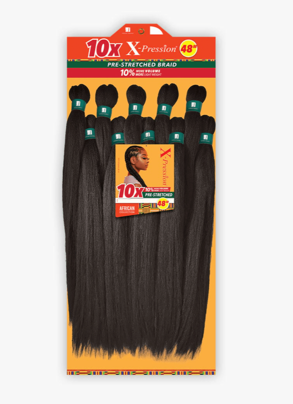 Sensationnel X - Pression Pre - Stretched Braid – 48" - Beauty Exchange Beauty Supply