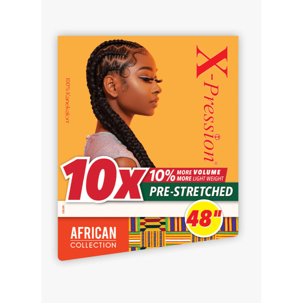Sensationnel X - Pression Pre - Stretched Braid – 48" - Beauty Exchange Beauty Supply