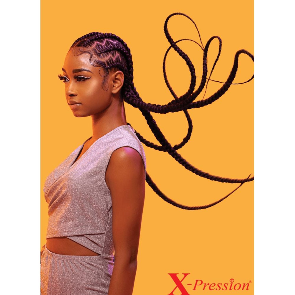 Sensationnel X - Pression Pre - Stretched Braid – 48" - Beauty Exchange Beauty Supply