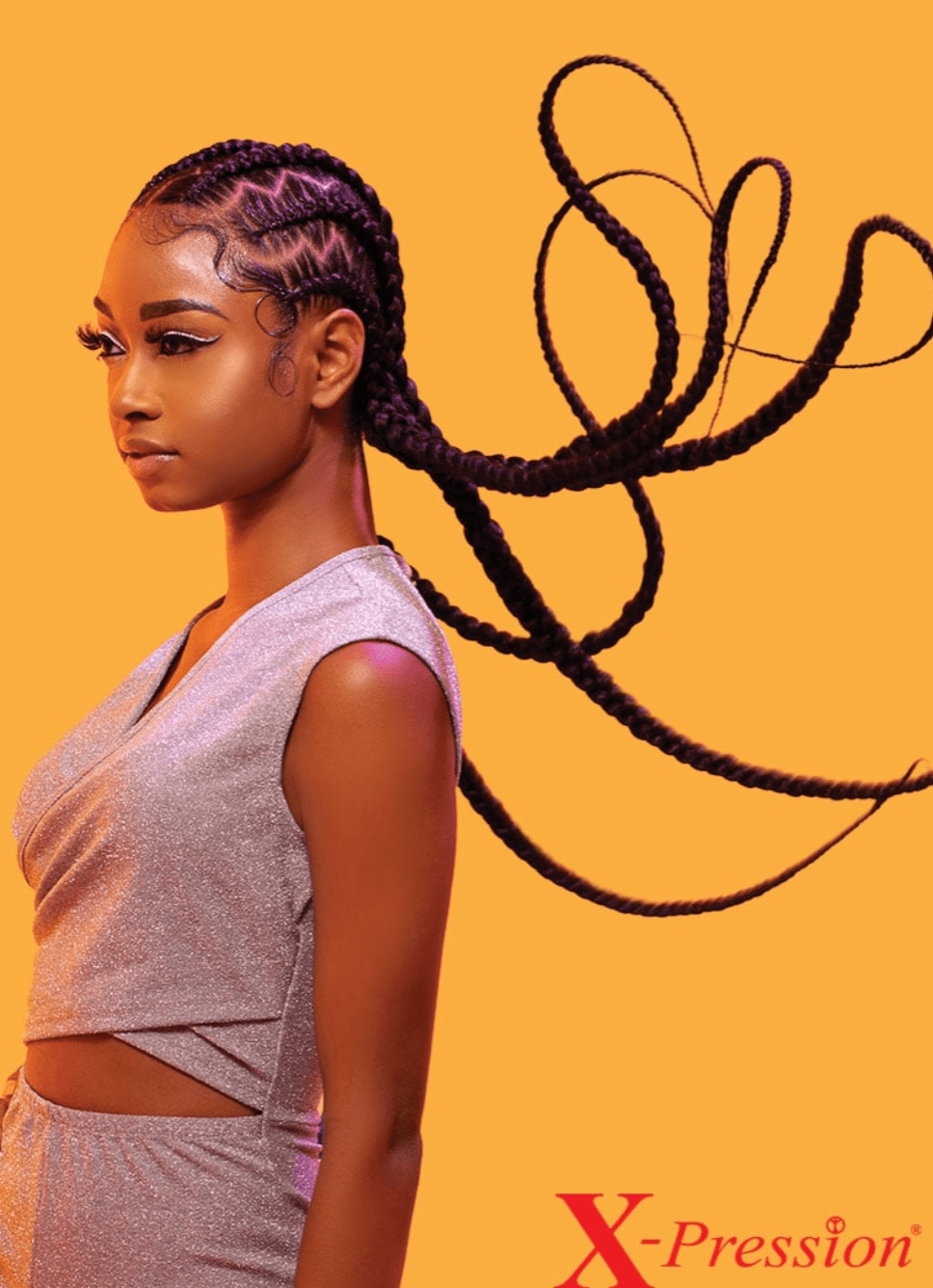 Sensationnel X - Pression Pre - Stretched Braid – 48" - Beauty Exchange Beauty Supply