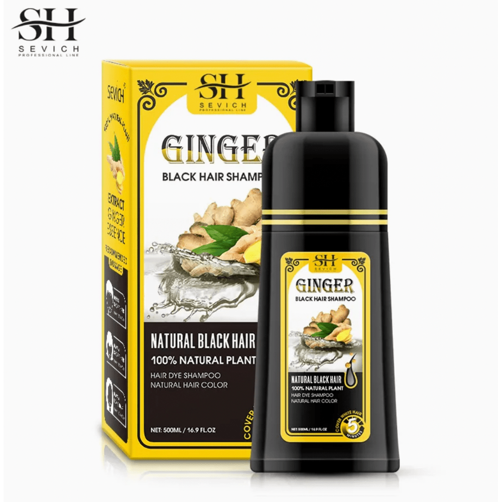 Sevich Black Ginger Hair Dye Shampoo – 16.9 oz - Beauty Exchange Beauty Supply