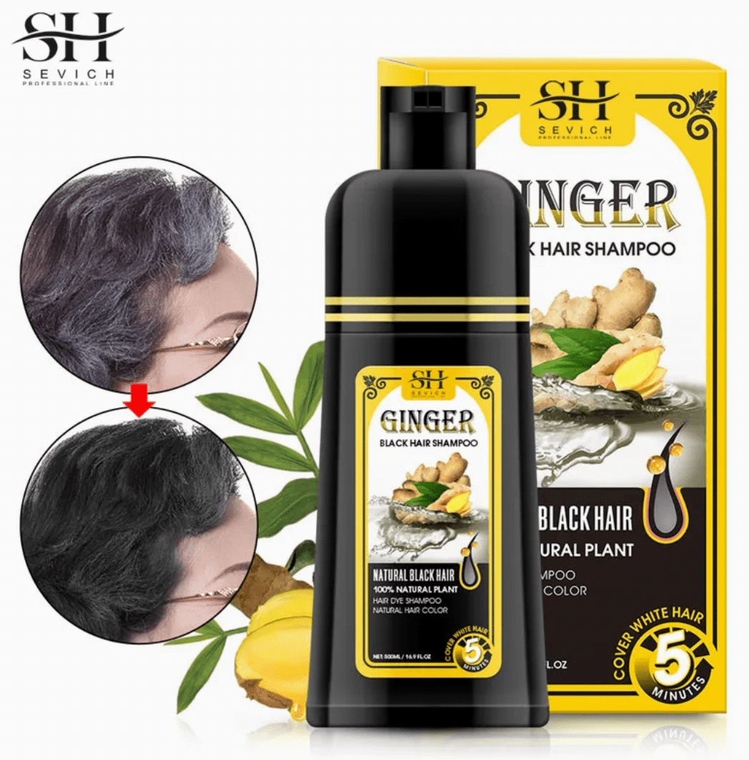 Sevich Black Ginger Hair Dye Shampoo – 16.9 oz - Beauty Exchange Beauty Supply