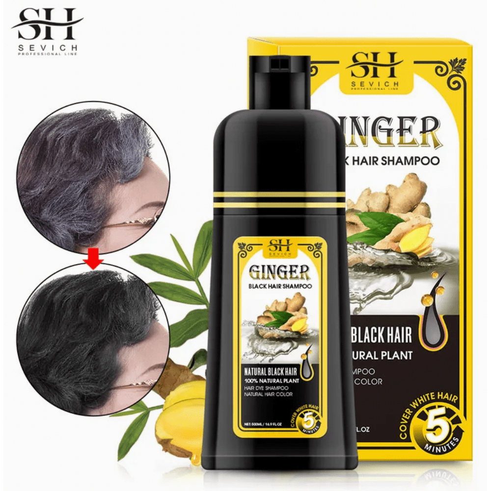 Sevich Black Ginger Hair Dye Shampoo – 16.9 oz - Beauty Exchange Beauty Supply