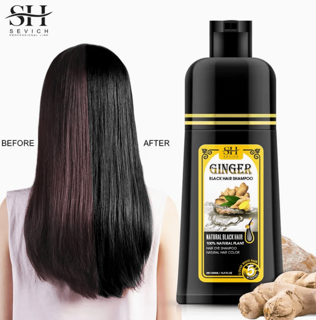 Sevich Black Ginger Hair Dye Shampoo – 16.9 oz - Beauty Exchange Beauty Supply
