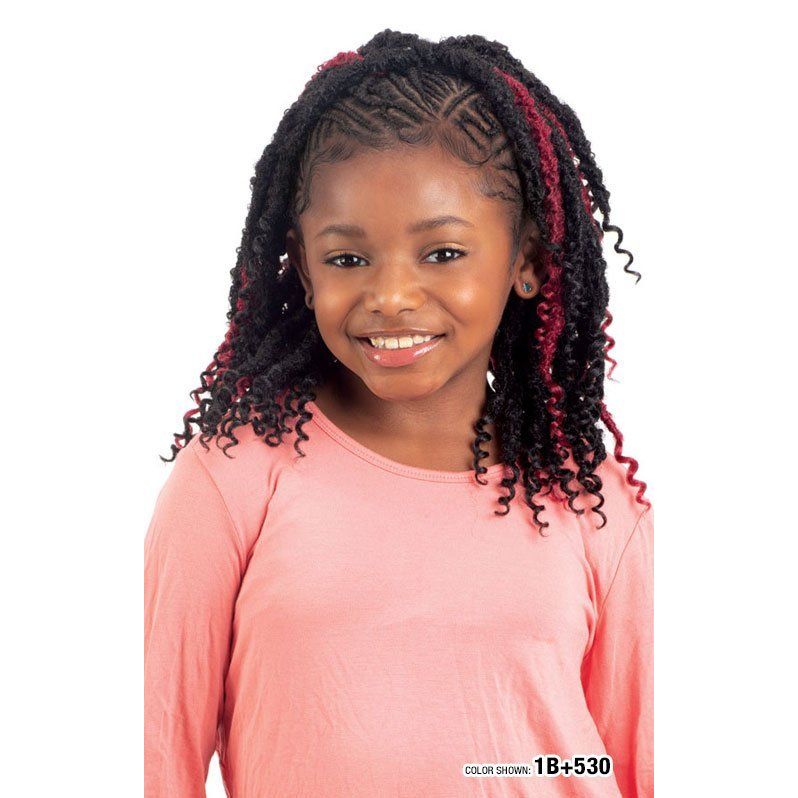 Shake n Go 3X Kids Butterfly Loc with Curls 8" – Pre - Looped, Soft Crochet Locs with Curls for Kids | Lightweight & Tangle - Free - Beauty Exchange Beauty Supply