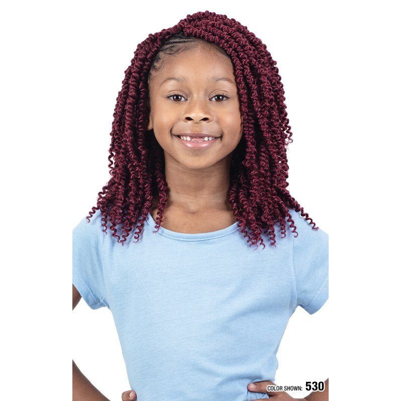Shake n Go 3X Kids Spring Twist 8" – Soft, Lightweight & Tangle - Free Crochet Twists for Kids | Pre - Looped & Natural Look - Beauty Exchange Beauty Supply