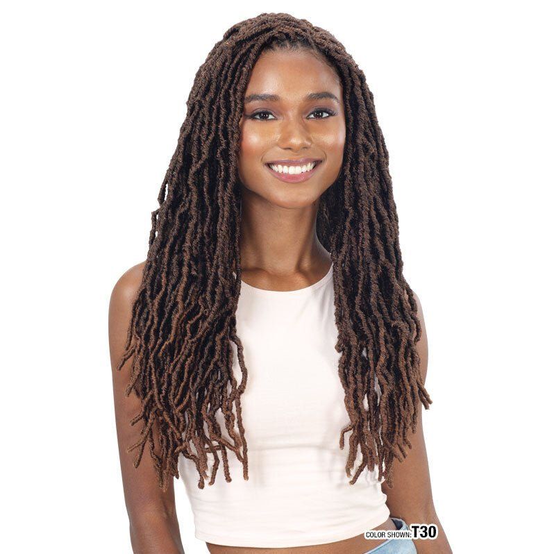 Shake n Go Freetress 3X Bona Loc 18" – Pre - Made Crochet Faux Locs | Lightweight, Soft Texture & Natural Look - Beauty Exchange Beauty Supply