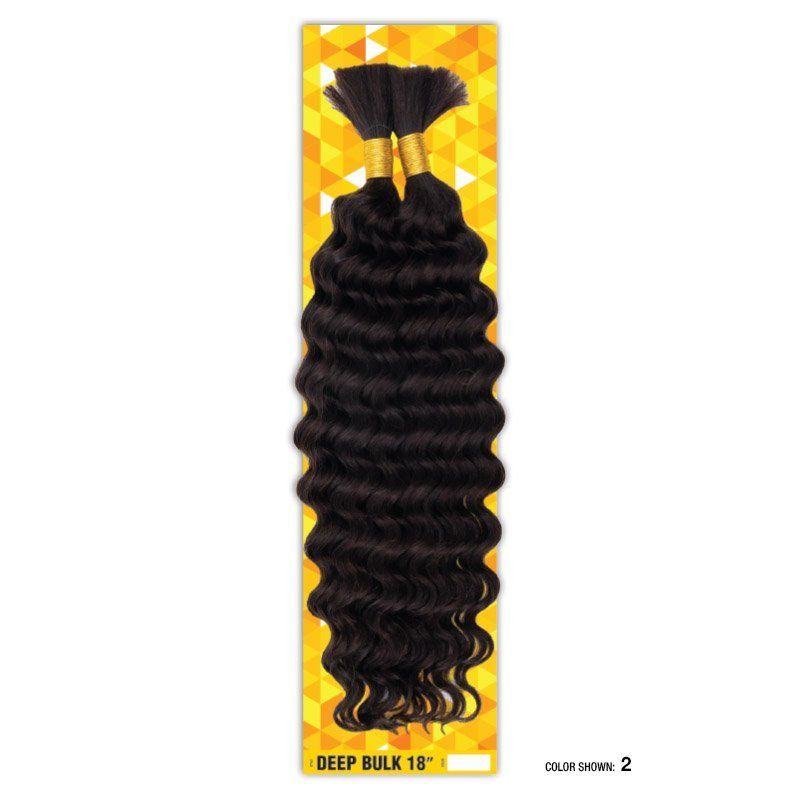 Shake n Go Freetress Deep Bulk 18" – 100% Human Hair | Natural Deep Wave Texture - Beauty Exchange Beauty Supply