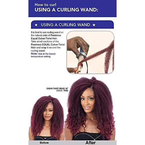 Shake N Go Freetress Equal Cuban Twist Braid 16” – Double Strand Style | Bold, Natural Look | Lightweight & Soft - Beauty Exchange Beauty Supply