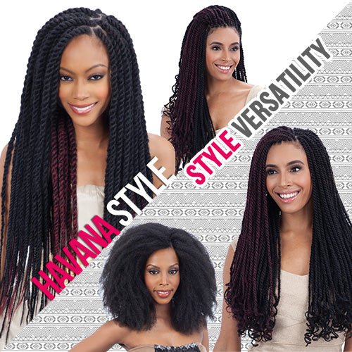 Shake N Go Freetress Equal Havana Twist – Cuban Twist Braid 24" | Long, Lush & Lightweight | Perfect for Protective Styling - Beauty Exchange Beauty Supply